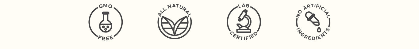 Organic cosmetic line icons